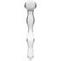NEBULA SERIES BY IBIZA - MODELLO 13 DILDO IN VETRO BOROSILICATO TRASPARENTE 18 CM -O- 3.5 CM