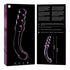 NEBULA SERIES BY IBIZA - MODELLO 14 DILDO IN VETRO BOROSILICATO ROSA 18.5 CM -O- 3 CM