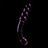 NEBULA SERIES BY IBIZA - MODELLO 14 DILDO IN VETRO BOROSILICATO ROSA 18.5 CM -O- 3 CM