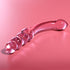 NEBULA SERIES BY IBIZA - MODELLO 14 DILDO IN VETRO BOROSILICATO ROSA 18.5 CM -O- 3 CM