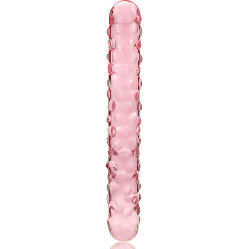 NEBULA SERIES BY IBIZA - MODELLO 15 DILDO IN VETRO BOROSILICATO ROSA 18.5 CM -O- 3 CM