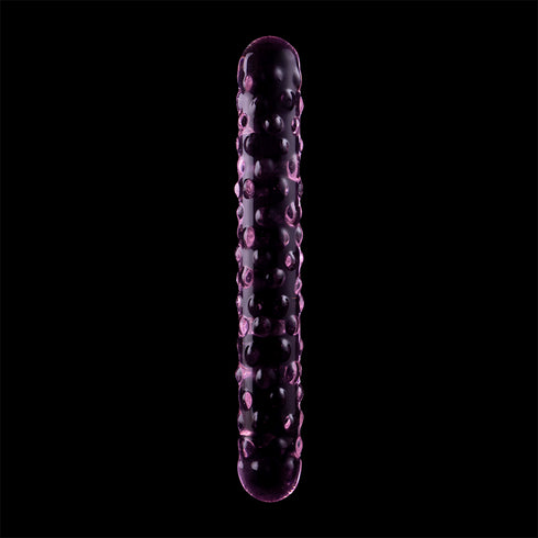 NEBULA SERIES BY IBIZA - MODELLO 15 DILDO IN VETRO BOROSILICATO ROSA 18.5 CM -O- 3 CM