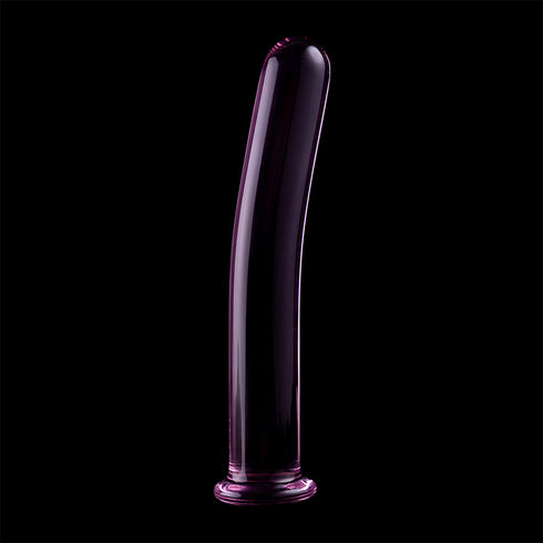 NEBULA SERIES BY IBIZA - MODELLO 17 DILDO IN VETRO BOROSILICATO ROSA 18.5 CM -O- 3 CM