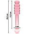 NEBULA SERIES BY IBIZA - MODELLO 20 DILDO IN VETRO BOROSILICATO ROSA 20.5 CM -O- 3 CM