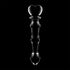 NEBULA SERIES BY IBIZA - MODELLO 21 DILDO IN VETRO BOROSILICATO TRASPARENTE 20.5 CM -O- 3.5 CM