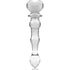 NEBULA SERIES BY IBIZA - MODELLO 21 DILDO IN VETRO BOROSILICATO TRASPARENTE 20.5 CM -O- 3.5 CM
