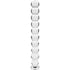 NEBULA SERIES BY IBIZA - MODELLO 22 DILDO IN VETRO BOROSILICATO TRASPARENTE 21.5 CM -O- 2.5 CM