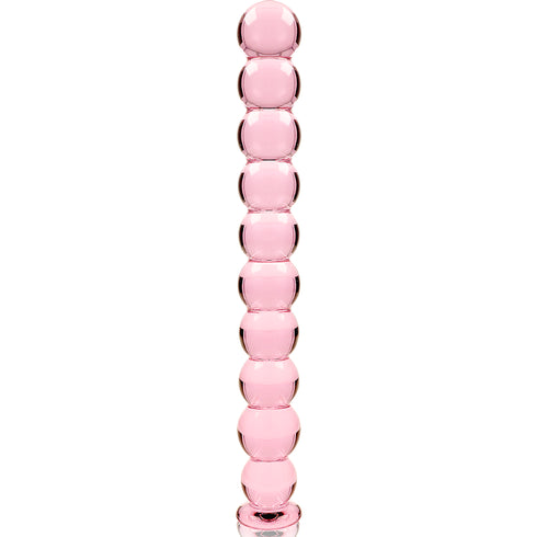 NEBULA SERIES BY IBIZA - MODELLO 22 DILDO IN VETRO BOROSILICATO ROSA 21.5 CM -O- 2.5 CM