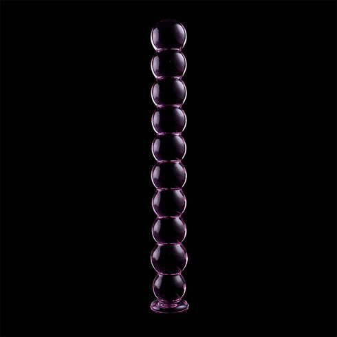 NEBULA SERIES BY IBIZA - MODELLO 22 DILDO IN VETRO BOROSILICATO ROSA 21.5 CM -O- 2.5 CM