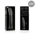 NEBULA SERIES BY IBIZA - MODELLO 9 DILDO IN VETRO BOROSILICATO TRASPARENTE 15.5 CM -O- 2.5 CM