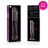 NEBULA SERIES BY IBIZA - MODELLO 12 DILDO IN VETRO BOROSILICATO ROSA 17 CM -O- 3.5 CM