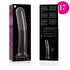 NEBULA SERIES BY IBIZA - MODELLO 17 DILDO IN VETRO BOROSILICATO ROSA 18.5 CM -O- 3 CM