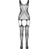 PASSION - COLLEZIONE ECO BODYSTOCKING ECO BS007 NERO