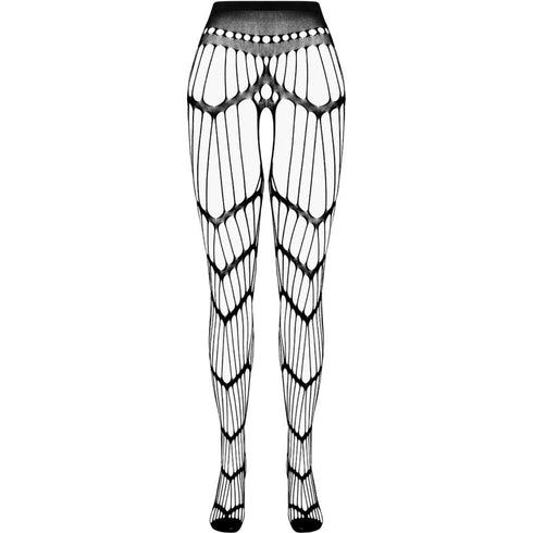 PASSION - COLLEZIONE ECO BODYSTOCKING ECO S006 NERO
