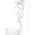 PASSION - BS096 BODYSTOCK ROSSO TAGLIA UNICA
