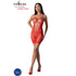 PASSION - BS096 BODYSTOCK ROSSO TAGLIA UNICA