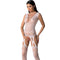 PASSION - BS099 BODYSTOCKING BIANCO TAGLIA UNICA