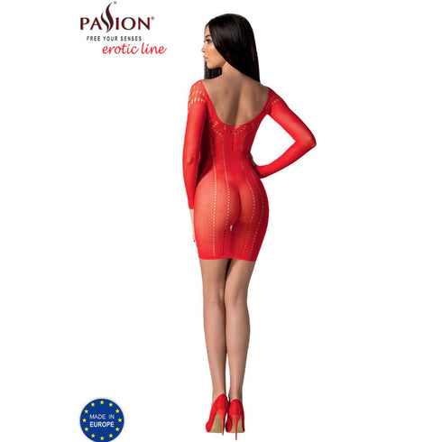 PASSION - BS101 BODYSTOCK ROSSO TAGLIA UNICA