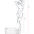 PASSION - S027 COLLANT NERO CON GIARRETTIERA TAGLIA UNICA