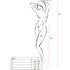 PASSION - S029 CALZE BIANCHE CON GIARRETTIERA TAGLIA UNICA