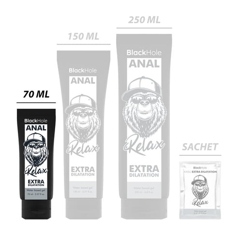 BLACK HOLE - GEL DILATANTE ANALE A BASE D'ACQUA 70 ML