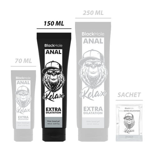 BLACK HOLE - GEL A BASE D'ACQUA DILATAZIONE ANALE 150 ML
