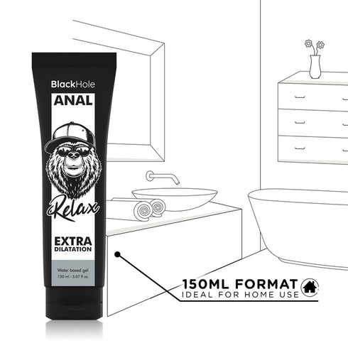 BLACK HOLE - GEL A BASE D'ACQUA DILATAZIONE ANALE 150 ML