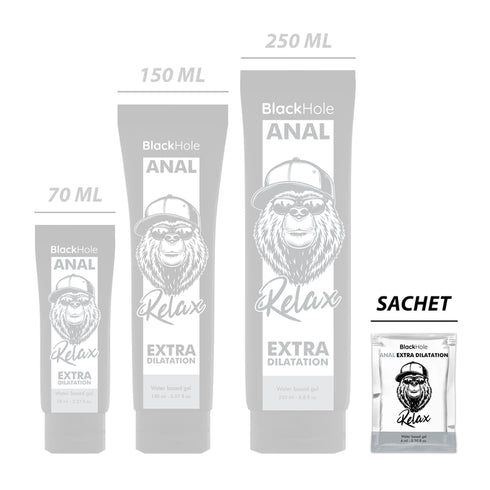 BLACK HOLE - GEL A BASE D'ACQUA EXTRA DILATAZIONE 6 ML MONODOSE