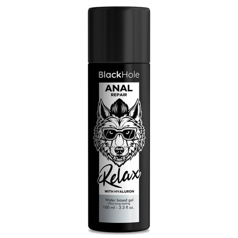 BLACK HOLE - RIPARATORE ANALE A BASE D'ACQUA RELAX CON IALURONICO 100 ML