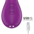 INTENSE - APOLO VIBRATORE MULTIFUNZIONE RICARICABILE 7 VIBRAZIONI CON LINGUA OSCILLANTE VIOLA
