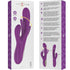 INTENSE - APOLO VIBRATORE MULTIFUNZIONE RICARICABILE 7 VIBRAZIONI CON LINGUA OSCILLANTE VIOLA