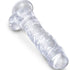KING COCK - CLEAR PENE REALISTICO CON SFERE 16.5 CM TRASPARENTE