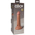 KING COCK - ELITE DILDO REALISTICO IN SILICONE 15.2 CM CARAMEL