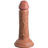 KING COCK - ELITE DILDO REALISTICO VIBRANTE E SILICONE 15.2 CM CARAMEL