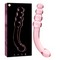NEBULA SERIES BY IBIZA - MODELLO 14 DILDO IN VETRO BOROSILICATO ROSA 18.5 CM -O- 3 CM
