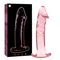 NEBULA SERIES BY IBIZA - MODELLO 19 DILDO IN VETRO BOROSILICATO ROSA 18.5 CM -O- 4 CM