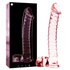 NEBULA SERIES BY IBIZA - MODELLO 23 DILDO IN VETRO BOROSILICATO ROSA 21.5 CM -O- 4 CM
