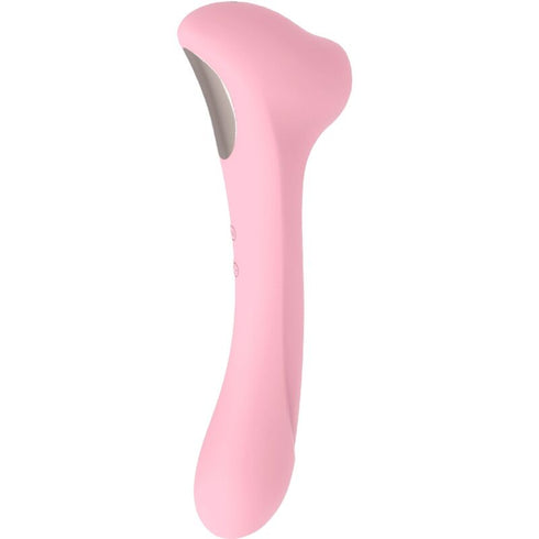 FEMINTIMATE - DAISY MASSAGGIATORE ASPIRAZIONE E VIBRATORE ROSA