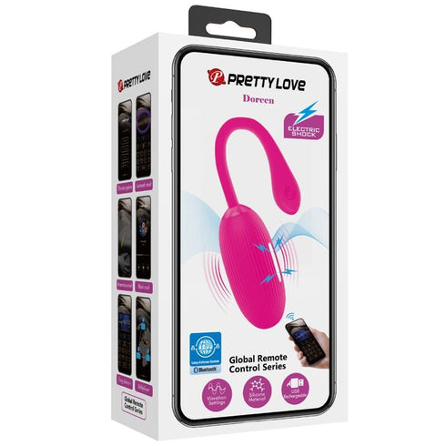 PRETTY LOVE - DOREEN UOVO VIBRANTE RICARICABILE MAGENTA TELECOMANDO