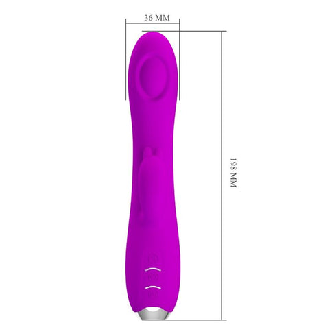 PRETTY LOVE - REGINA VIBRATORE-GEL ASPIRANTE RICARICABILE VIOLA