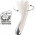 SATISFYER - VIBRATORE ROTATORE SPINNING VIBE 1 G-SPOT BEIGE