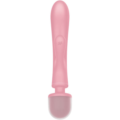 SATISFYER - MASSAGGIATORE VIBRATORE CONIGLIO TRIPLE LOVER ROSA