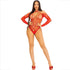 LEG AVENUE - BODY CROTHLESS CON ROSSO LUCIDO