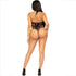 LEG AVENUE - CAVEZZA TEDDY CON PIZZO NERO