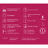 SHUNGA - ESPOSITORE DA 6 MASSAGGIATORI INTITI FUCSIA