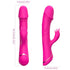 ARMONY - DILDO VIBRATORE RABBIT IN SILICONE FUCSIA