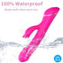 ARMONY - DILDO VIBRATORE RABBIT IN SILICONE FUCSIA