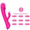 ARMONY - DILDO VIBRATORE RABBIT IN SILICONE FUCSIA