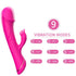 ARMONY - DILDO VIBRATORE RABBIT IN SILICONE FUCSIA