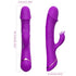 ARMONY - VIBRATORE DILDO RABBIT IN SILICONE VIOLA